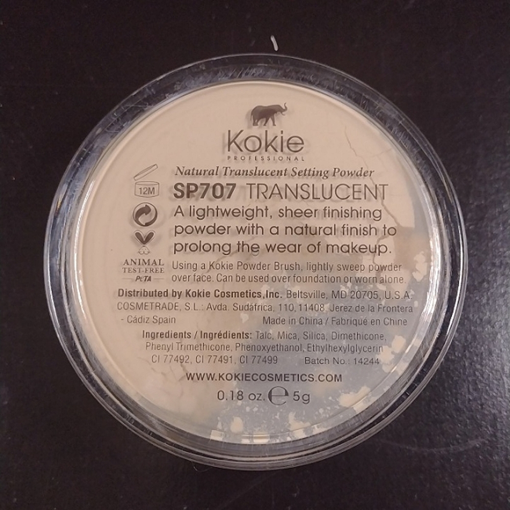 Kokie Setting Powder Translucent - Picture 2 of 2